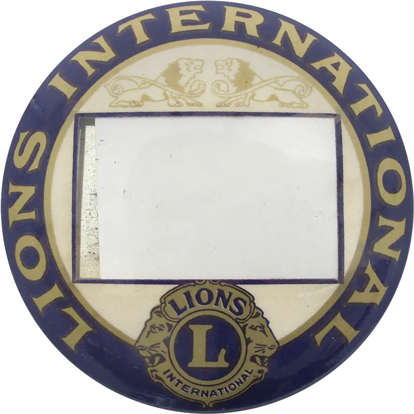  Lions International Busy Beaver Button Museum Badge Png Lions International Logo