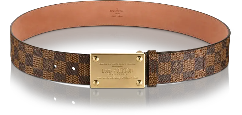  Lv Inventeur Damier Belt Louis Vuitton Damier Belt Full Trapiche Interactive Museum Of Los Mochis Png Asteroid Belt Png