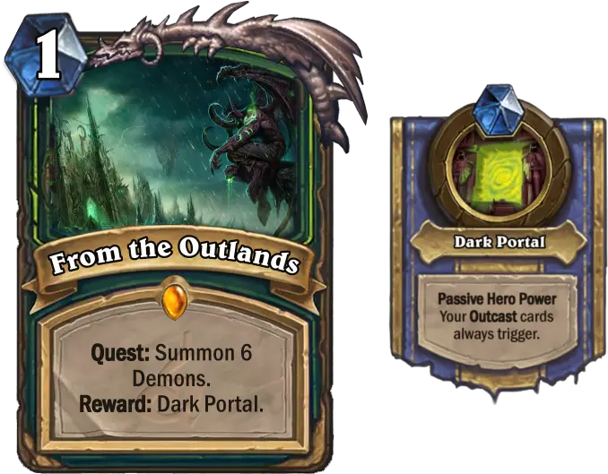  From The Outlands Demon Hunter Quest Dh Initiate Set Sm Orc Png Demon Hunter Logo