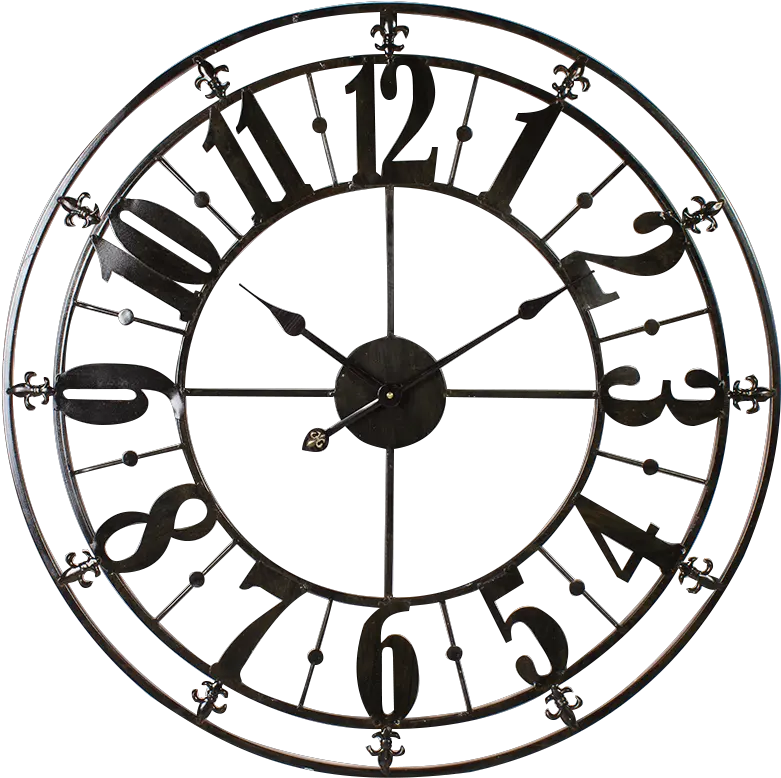  French Clipart Wall Art Transparent Free Transparent Clock Roman Numerals Png Wall Art Png