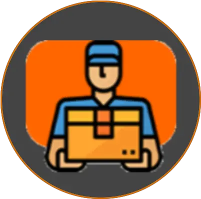  Delivery Rider Sl Apps On Google Play Black And White Delivery Man Clipart Png Door Dleivery Icon