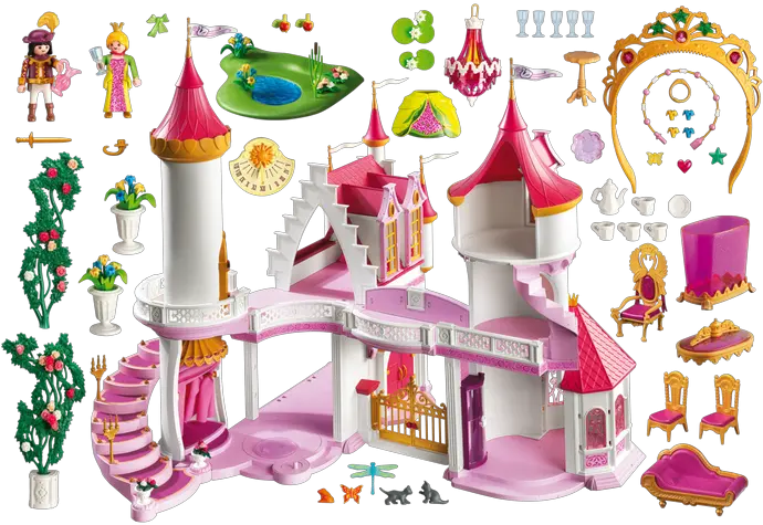  Download Princess Fantasy Castle Playmobil Princess Castle Sets Png Princess Castle Png