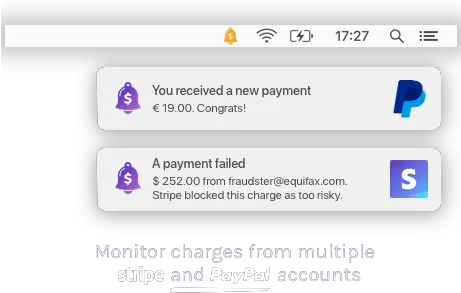  Cashnotify U2014 Payment Notifications App For Stripe And Paypal Paypal Notifications Png Paypal Logos