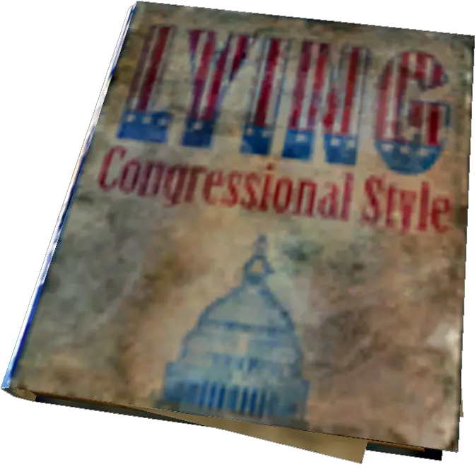  Lying Congressional Style Fallout New Vegas Fallout Skill Books Png Lie Icon