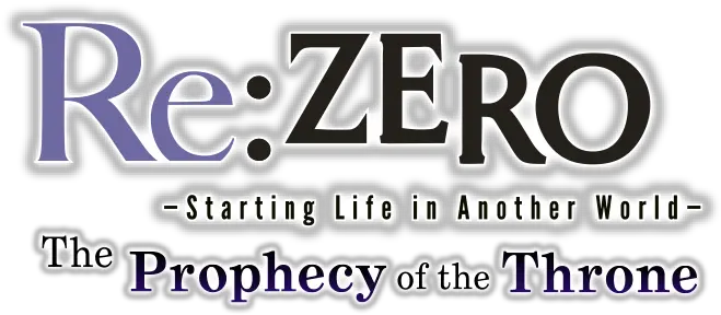  Zero Poster Png Re Zero Logo