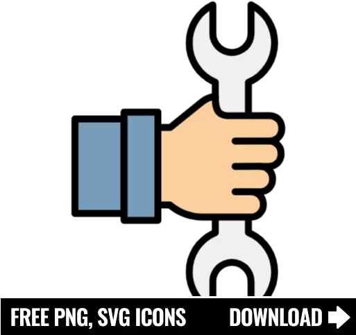  Free Wrench And Hand Icon Symbol Png Svg Download Diamond Icon Wrench And Screwdriver Icon