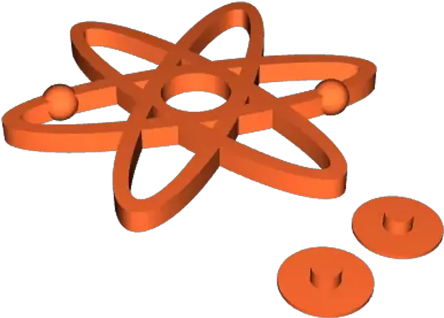  Atom Fidget Spinner By Siddharth Download Free Stl Model Dot Png Fidget Spinner Icon