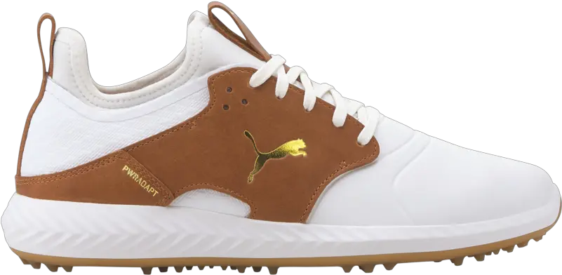  Ignite Pwradapt Caged Crafted Menu0027s Golf Shoe Whitebrown Png Fj Icon Traditional Saddle