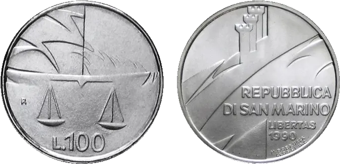  Quarter Transparent Png Image San Marino 10 Liras Sanmarinenses Quarter Png