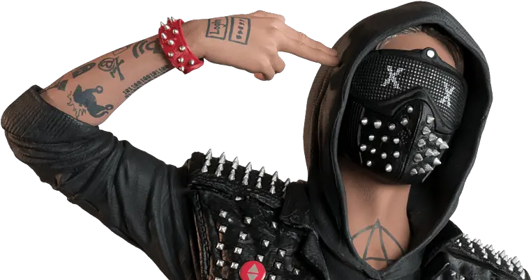  Download Watch Dogs 2 Figurine Mascara Wrench Watch Dogs 2 Watch Dogs 2 Wrench Tattoos Png Watch Dogs 2 Png