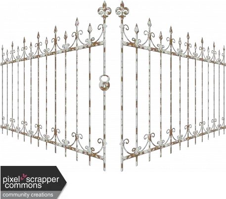  Metal Fence Graphic By Marjan De With Pixel Scrapper Fence Png Metal Fence Png