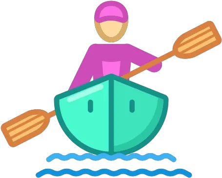  Kayaking Sport Games Fun Activity Emoji Icons Household Cleaning Supply Png Oar Icon