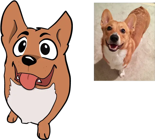  Download Atlas The Corgi Illustrator Pets Caricature Cartoon Pembroke Welsh Corgi Png Corgi Png