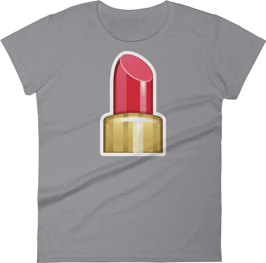  Download Hd Womens Emoji T Shirt Bullet Png Lipstick Emoji Png