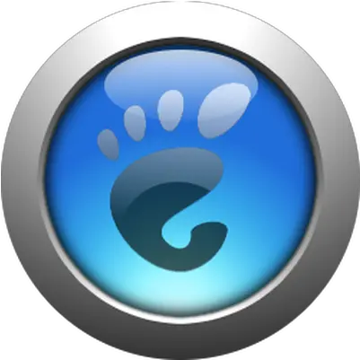  Blue Gnome Start Button Opendesktoporg Start Button Linux Png Start Menu Icon?