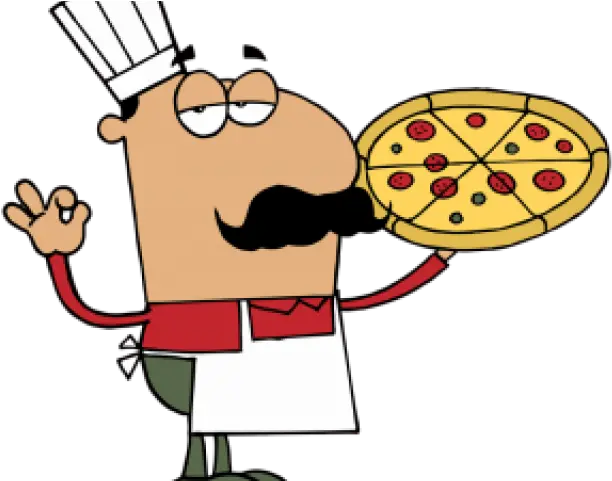  Cartoon Pizza Chef Png Clipart Cartoon Guy Holding Pizza Pizza Cartoon Png