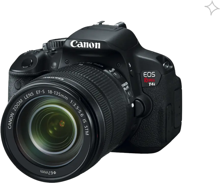  Download Digital Slr Camera Png Hd For Canon T4 Photo Camera Png