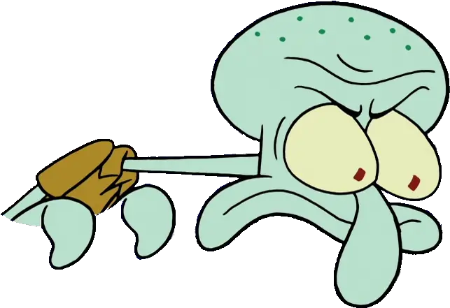  Angry Png Banner Library Stock Squidward Looking Out Window Mad Angry Png