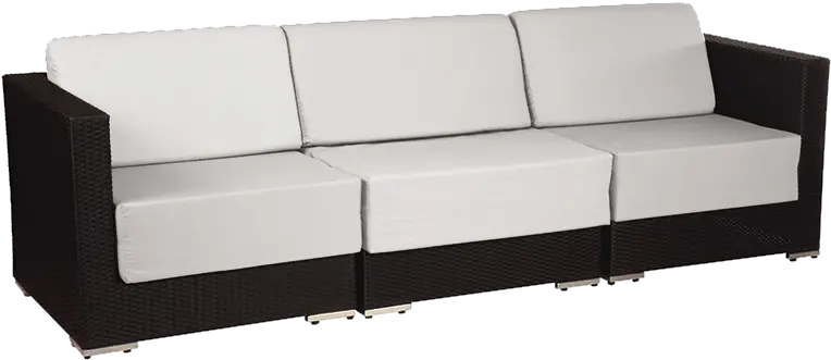  Hire Three Seater Lounge Woven Grey Sofa Options Png Couch Transparent