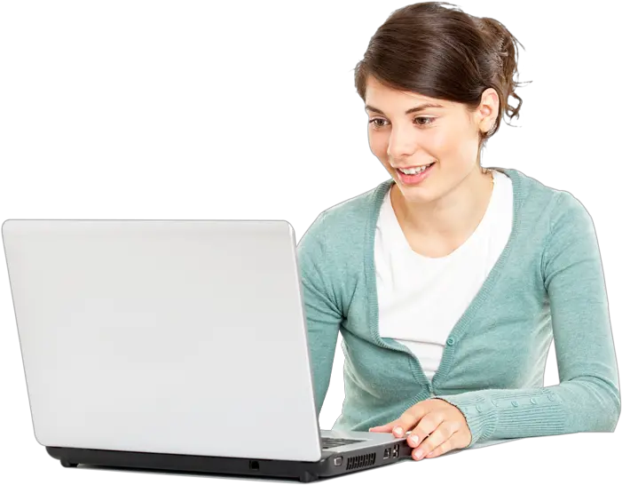  Download Lady With Laptop Png Transparent Background Girl With Laptop Png Laptop Png Transparent