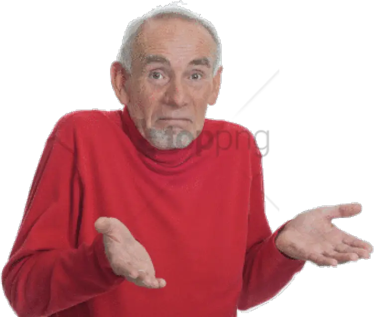  Free Png Download Shrug Emoji Old Man Old Man Shrugging Meme Shrug Emoji Transparent