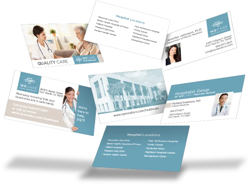  Download Healthcare Business Cards Flyer Png Business Cards Png