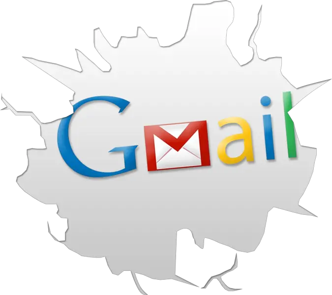  Free Cracked Gmail Logo Psd Vector Inbox Email Google Gmail Png Gmail Logo Vector