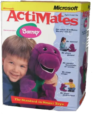  Actimates Microsoft Actimates Interactive Barney Png Barney Png