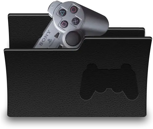  Folder Game Icon Ps3 Controller Silver Png Game Png