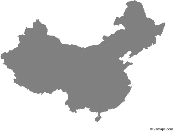  Vector Maps Of China China Map Vector Png China Png