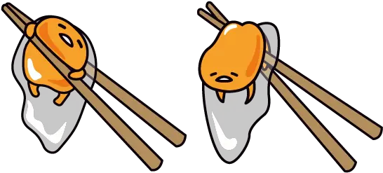  Gudetama And Chopsticks Cursor U2013 Custom Gudetama Chopsticks Png Gudetama Transparent