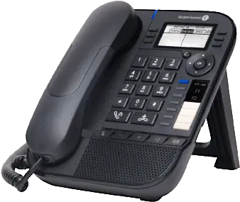  Deskphones Alcatel Lucent Enterprise Alcatel Lucent 8018 Png Telephone Transparent