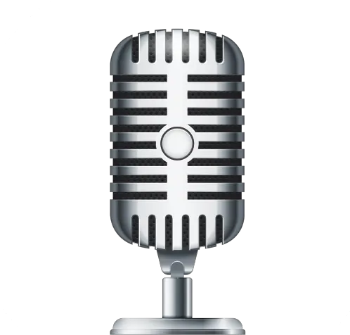  Singing Mike Png File Singing Vintage Microphone Png