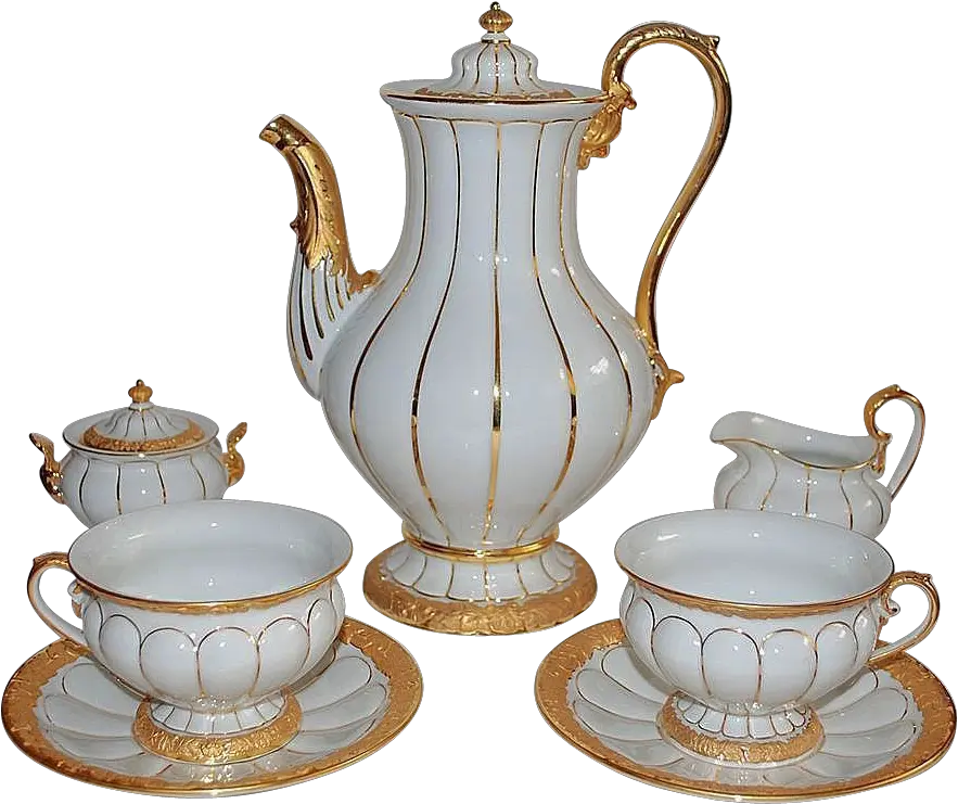  Download Tea Set Png Gold Tea Set Png Tea Set Png