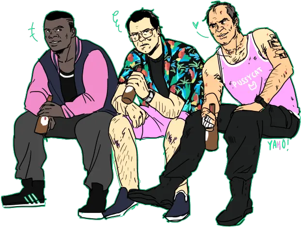  Download Gta 5 Grand Theft Auto Video Gta 5 Cartoon Character Png Video Game Characters Png