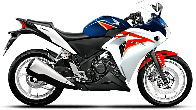  Blue White Red Honda Motorcycle Honda Cbr 250 R Png Moto Moto Png