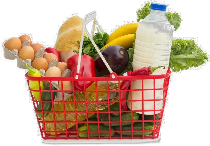  Grocery Cart Filled With Groceries Png Official Psds Shopping Basket Grocery Png Cart Png