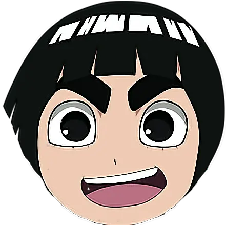  Download Png Stiker Stikers Rocklee Lee No Seishun Full Power Rock Lee Png