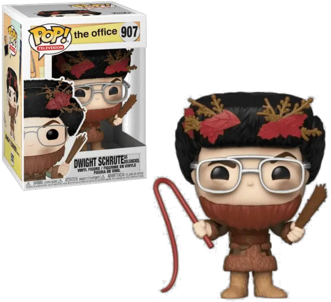  Pop Tv The Office 907 Dwight Schrute As Belsnickel Office Funko Pop Png Dwight Png