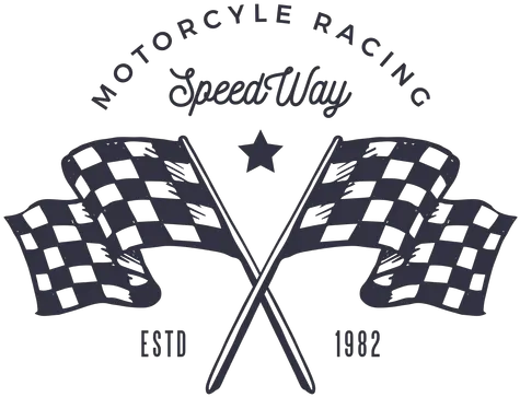  Motorcycle Racing Flag Logo T Shirt Racing Black Png Speedometer Logos