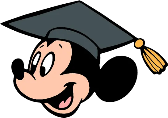  Download Pin Disney Graduation Clipart Mickey Mouse Graduate Png Graduation Clipart Png