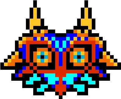  Download Skull Kid Mask Pixel Art Png Skull Kid Png