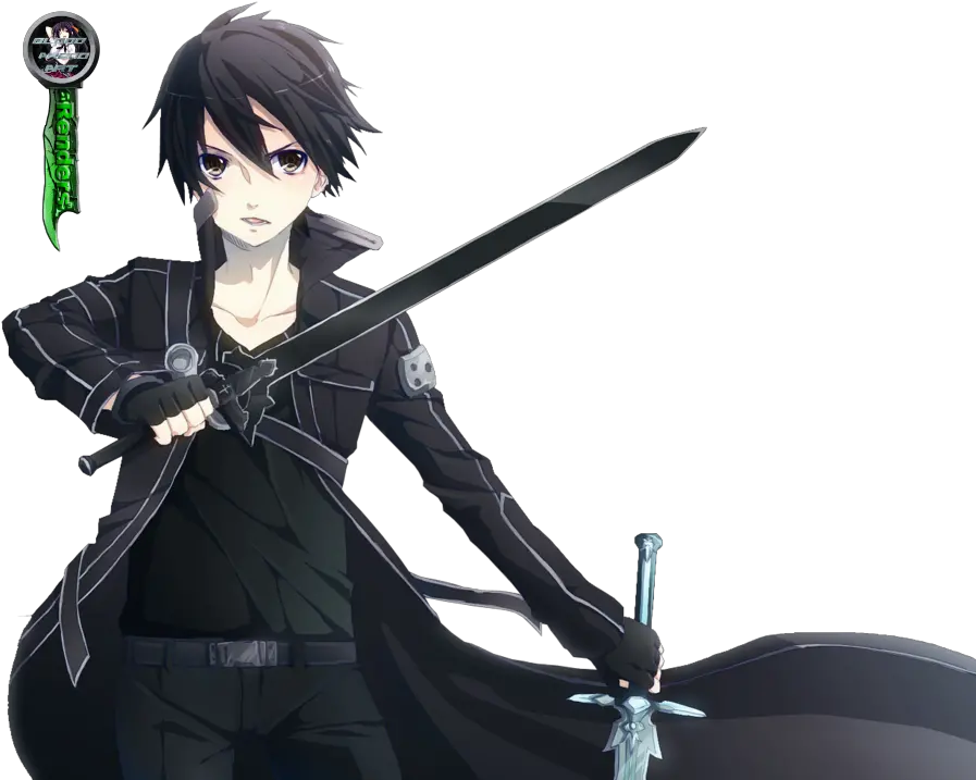  944433 Sword Art Online Kirito Png Sword Art Online Kirito Render Kirito Png