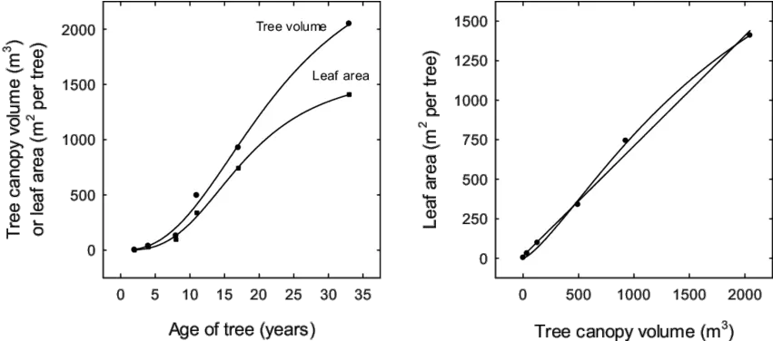  Changes In Leaf Area And Tree Canopy Plot Png Tree Canopy Png