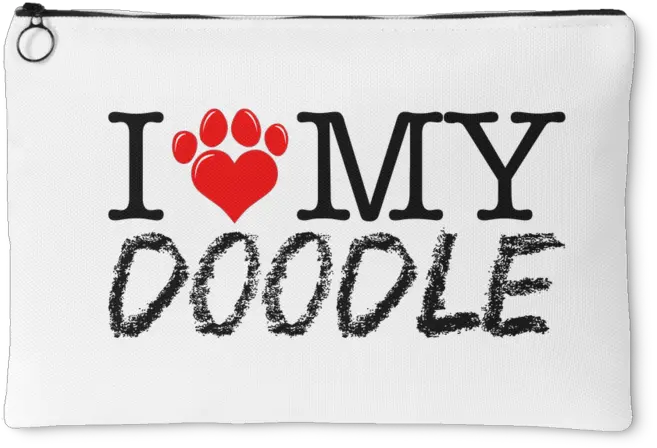  I Heart My Doodle Small Accessory Pouch Love Png Heart Doodle Png