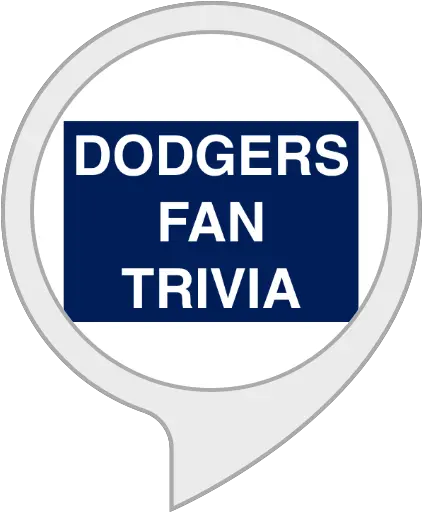  Amazoncom Dodgers Baseball Fan Trivia Alexa Skills Circle Png Dodgers Png