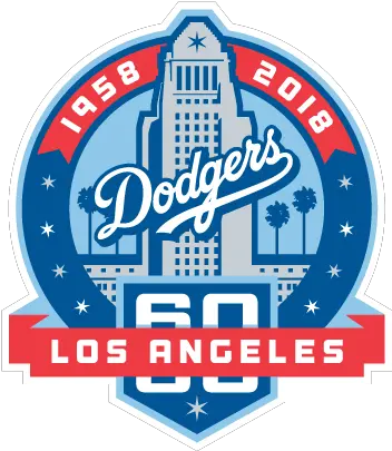  Dodgers Unveil 60th Anniversary Logo Dodgers 60th Anniversary Logo Png Dodgers Png