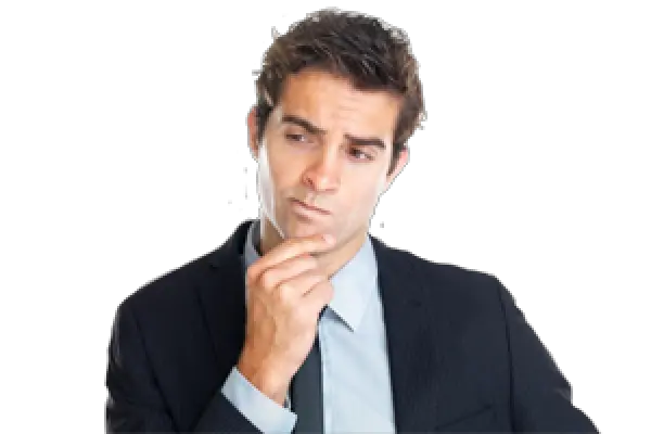  Person Transparent Png Clipart Man In Suit Thinking Person Thinking Png