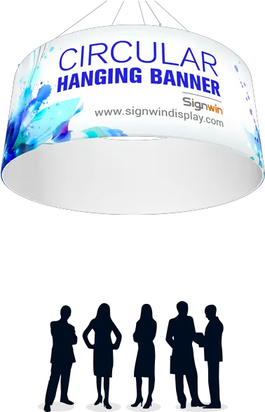  Download Circular Tube Hanging Banner Silhouette Png Hanging Banner Png