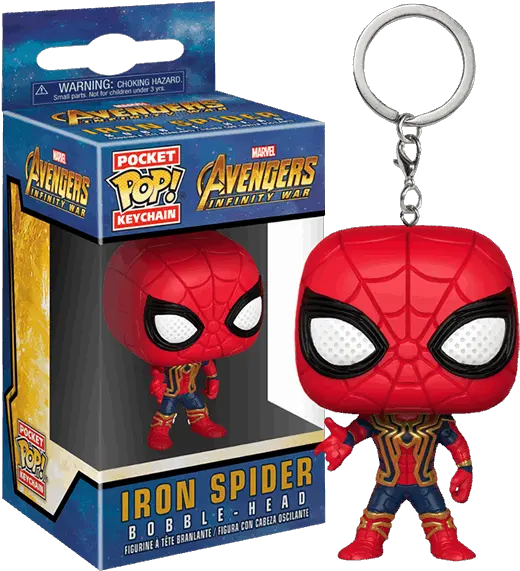  Infinity War Iron Spider Pop Keychain Png Iron Spider Png